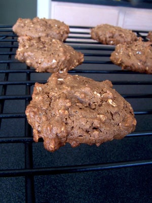 Chocolate Oatmeal Walnut Cookies