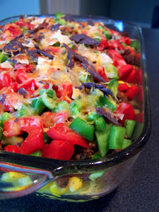 7 Layer Mexican Casserole Idea after