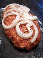 Simple Onion Turkey Loaf  - the loaf