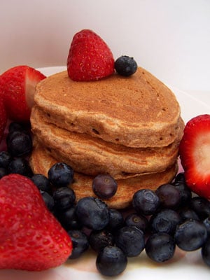 100% Whole Grain Pancakes