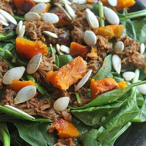 pulled pork salad featured