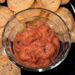 simple cheesy salsa featured