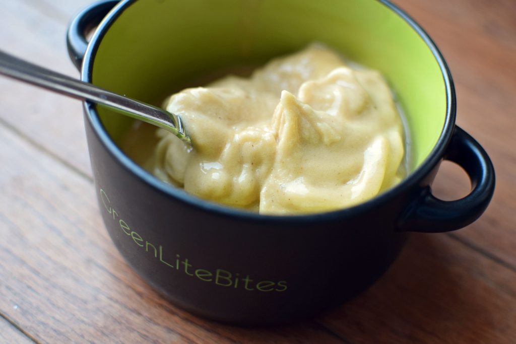 Peanut Butter Banana Soft Serve Greenlitebites