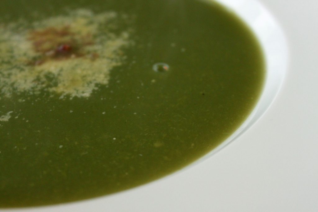 Asparagus Soup: Don’t Throw Away the Ends! - close up